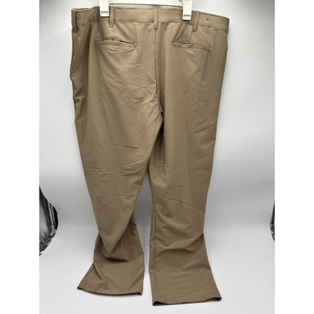Birdie Bound Men's Golf Pants 42x30 Khaki Stretch Big Tall Performance Chino - Picture 7 of 8